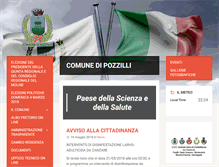 Tablet Screenshot of comune.pozzilli.is.it